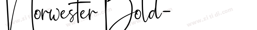 Norwester Bold字体转换